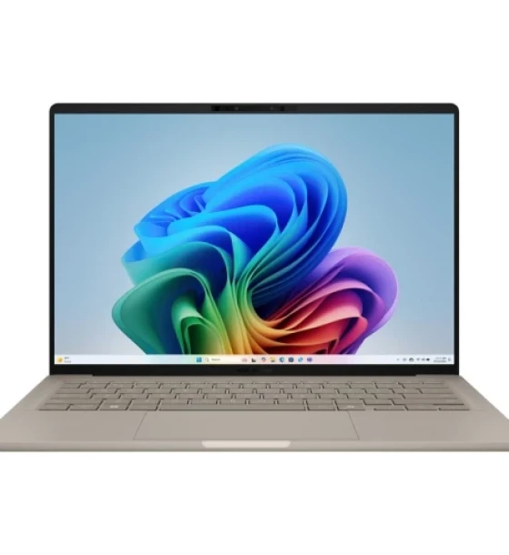 Laptop ASUS ZenBook A14 OLED UX3407RA-QD024X, Snapdragon X Elite X1E-78-100, 14 inch, RAM 32 GB, SSD 1 TB, Qualcomm Adreno, Windows 11 Pro, Zabriskie Beige