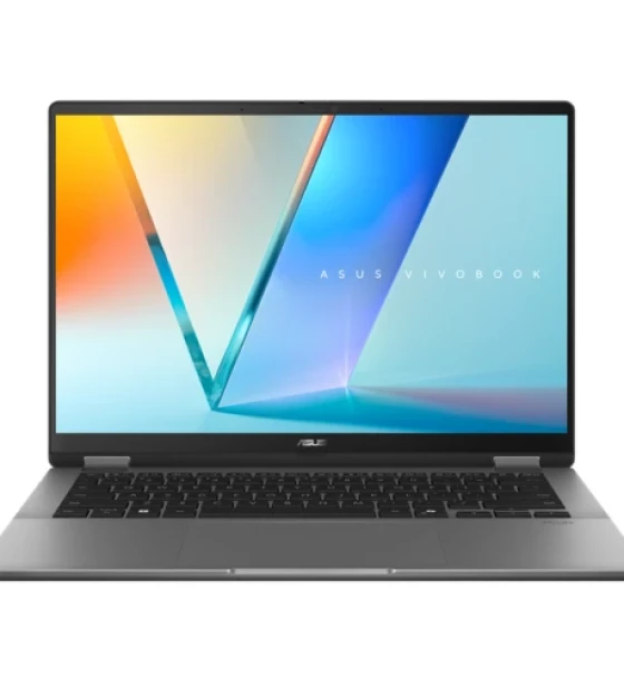 Laptop 2-in-1 ASUS Vivobook 14 Flip TP3407SA-QL059X, Intel Core Ultra 5 226V, 14 inch Touch, RAM 16GB, SSD 1TB, Intel Arc Graphics 130V, Windows 11 Pro, Matte Gray