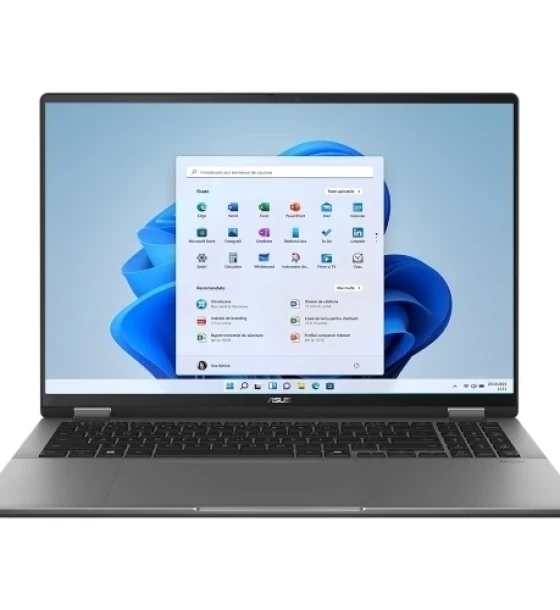 Laptop 2-in-1 ASUS Vivobook 14 Flip TP3607SA-RJ050X, Intel Core Ultra 5 226V, 16 inch Touch, RAM 16GB, SSD 1TB, Intel Arc Graphics 130V, Windows 11 Pro, Matte Gray