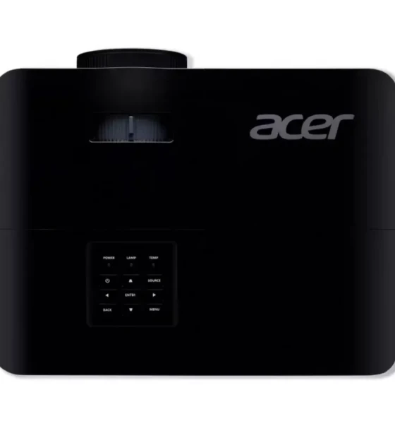 Videoproiector Acer X119H, SVGA 800x600, up to WUXGA 1920x1200, 4.800 lumeni, 4:3/ 16:9, 20.000:1, zoom 1.1x, dimensiune maxima 300 inch, distanta maxima de proiectie 11.8 m, boxa 3W
