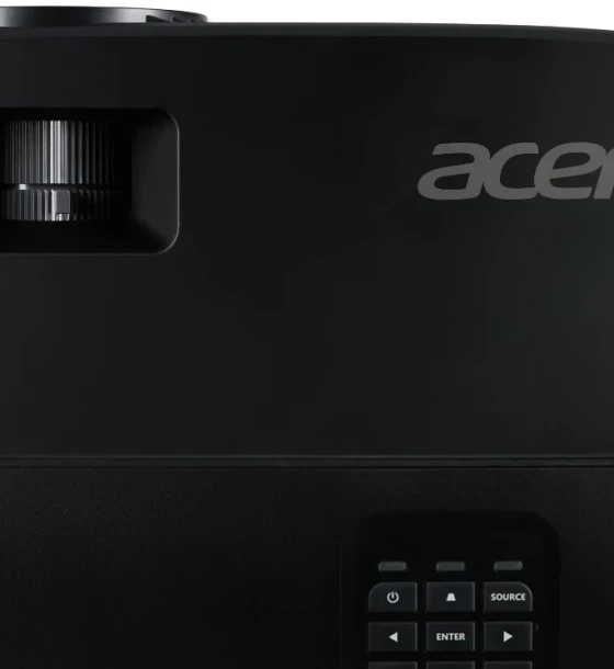 Videoproiector Acer X1229, XGA 1024x768, up to WUXGA 1920x1200, 4.800 lumeni, 4:3/ 16:9, 20.000:1, dimensiune maxima imagine 300 inch, distanta maxima de proiectie 12m, boxa 3W