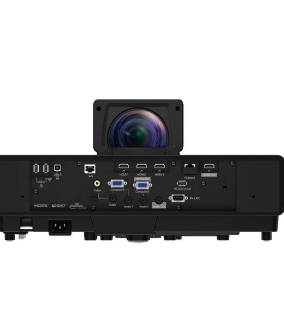 Proiector EPSON EB-805F, tehnologie 3LCD, display 0.62 inch, 5.000 Lumeni, FULLHD, 16:9, contrast 2.500.000:1, sursa lumina Laser, 20.000 ore, diagonala 65 inch-130 inch
