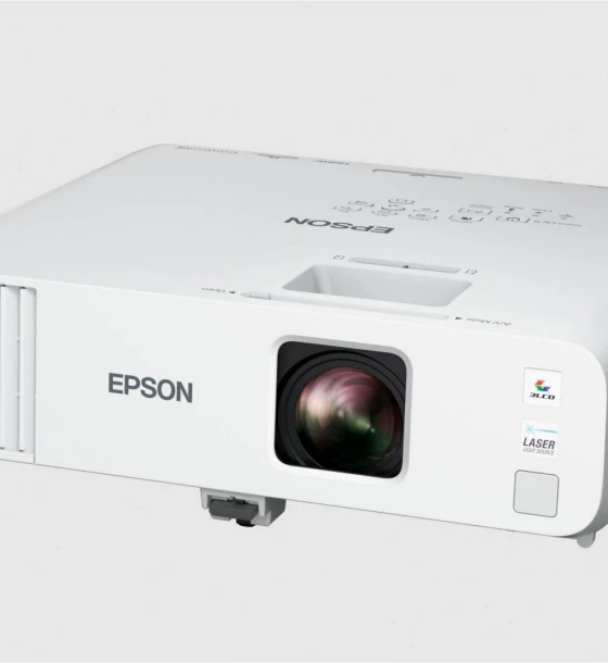Proiector EPSON EB-L260F, 3LCD, RGB, 4600 lumeni, FHD 1080p, 16:9, Cpontrast 2.500.000:1, lampa 20.000 ore/ 30.000 ore Eco mode, dimensiune imagine 31 inch-310 inch, Interfata USB 2.0-A