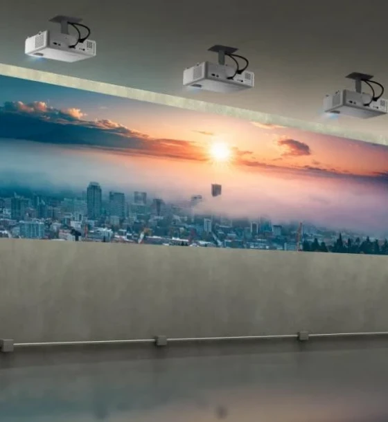 Videoproiector ViewSonic LS610HDH, FHD 1920x1080, LED 60.000 ore, 5.000 lumeni, 3.000.000:1, zoom optoc 1.2x, dimensiune imagine 300 inch, distanta proiectare 0.87-10.38 m, 27-32 dB, 2 HDMI