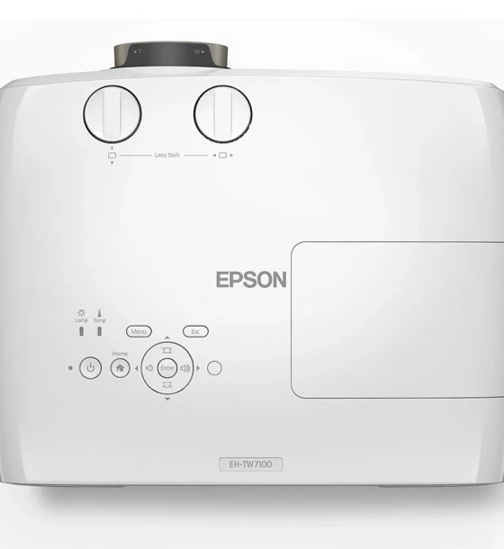 Proiector Epson EH-TW7100, 3LCD, 4K PRO-UHD, 3.000 lumeni, 16:9, 100.000:1, lampa 3.500 ore/ 5.000 ore, dimensiune maxima imagine 500 inch, 2 USB 2.0 Type A, USB 2.0 Type Mini-B, 2 HDMI