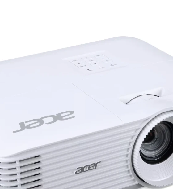 Videoproiector Acer P5550, FHD 1920x1080, 5.200 lumeni, up to WUXGA 1920x1200, 16:9/ 4:3, 18.000:1, dimensiune maxima imagine 7.62 m 300 inch, zoom 1.3x, 2 HDMI, HDBaseTx 1, RJ45