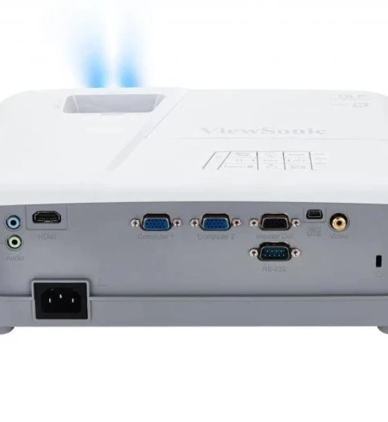 Videoproiector Viewsonic PA503S, SVGA 800x600, 3.800 lumeni, 22.000:1, lampa 5.000 ore/ 15.000 ore ecomode, zoom optic 1.1x, dimensiune maxima imagine 300 inch, 27-31 dB, D-sub, HDMI