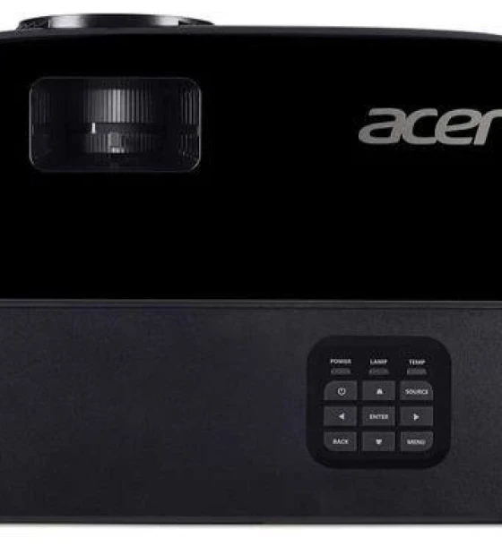 Proiector ACER X1123HP, DLP, 3D Ready, SVGA 800x600, up to WUXGA 1920x 1200, 4000 lumeni, 20000:1, 4:3 nativ, 16:9 compatibil, dimensiune maxima imagine 300 inch