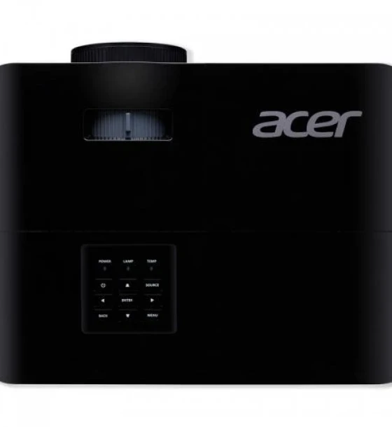 Videoproiector Acer X129H, XGA 1024 768, up to WUXGA 1920 1200, 4.800 lumeni 3840 lumeni ecomode, 4:3 16:9, 20.000:1, dimensiune maxima imagine 300 inch, distanta maxima de proiectie 11.8 m