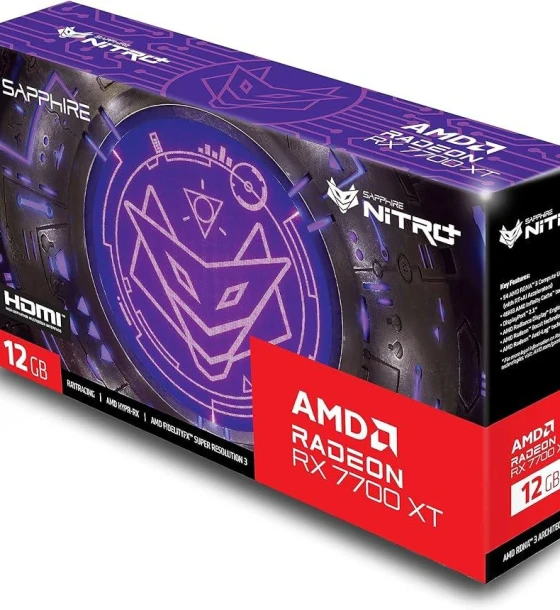 Placa video Sapphire Radeon RX 7700 XT NITRO+ 12GB GDDR6 1 92-bit