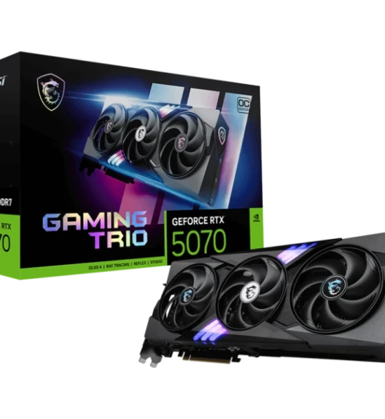 Placa video MSI GeForce RTX 5070 GAMING trio OC 12GB GDDR7 192 bit, PCIe 5.0, 3x DP 1x HDMI