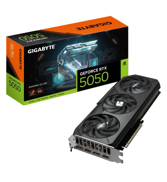 Placa video gigabyte GeForce RTX 5050 GAMING OC 8GB GDDR6 128 bit, PCIe 5.0, 2x DP 2x HDMI