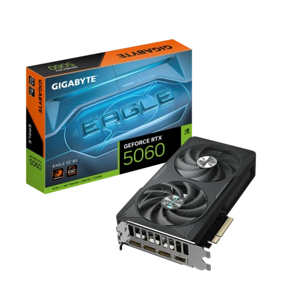 Placa video gigabyte GeForce RTX 5060 EAGLE OC 8GB GDDR7 128 bit, PCIe 5.0, 3x DP 1x HDMI