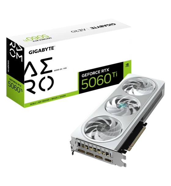 Placa video gigabyte RTX 5060 Ti aero OC 16GB GDDR7 128bit, PCIe 5.0, 3x DP 1x HDMI