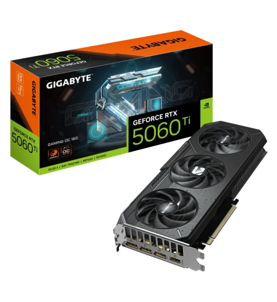 Placa video gigabyte GeForce RTX 5060 Ti GAMING OC 16GB GDDR7 128bit, PCIe 5.0, 3x DP 1x HDMI