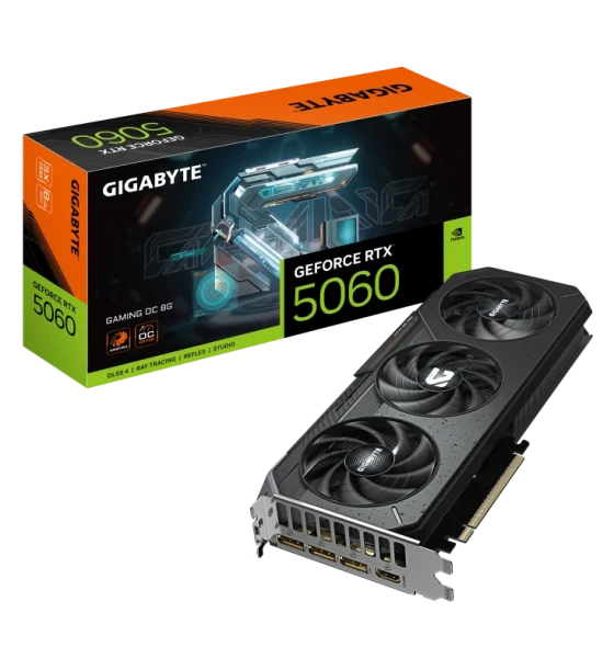 Placa video gigabyte GeForce RTX 5060 GAMING OC 8GB GDDR7 128 bit, PCIe 5.0, 3x DP 1x HDMI