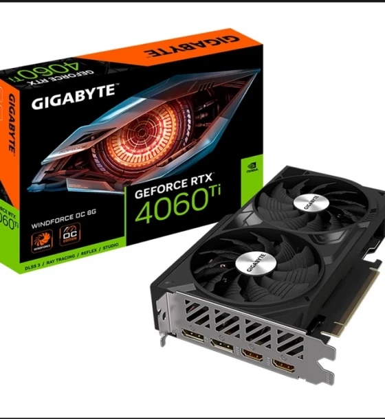 Placa video gigabyte GeForce RTX 4060 Ti WINDFORCE OC 8GB GDDR6 128-bit DLSS 3.0
