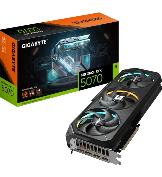 Placa video gigabyte GeForce RTX 5070 GAMING OC 12GB GDDR7 192 bit, PCIe 5.0, 3x DP 1x HDMI