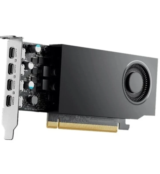 Placa video DELL NVIDIA RTX A1000, Device Type card, Bus Type PCI Express, Architecture Ampere, CUDA Cores 2304, Max Monitors Supported 4, Interfaces 4x Mini DisplayPort 1.4a, Memory Size 8 GB