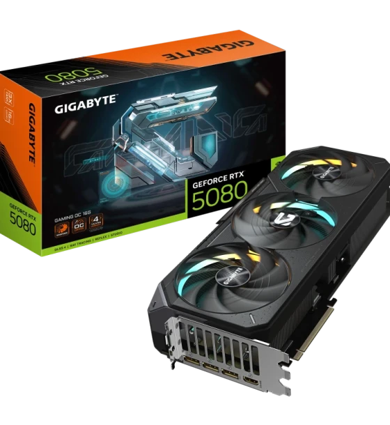 Placa video gigabyte GeForce RTX 5080 GAMING OC 16GB GDDR7 256 bit, 3x DP 1x HDMI