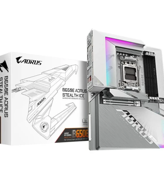 Placa de bază Gigabyte B650E AORUS STEALTH ICE AM5
