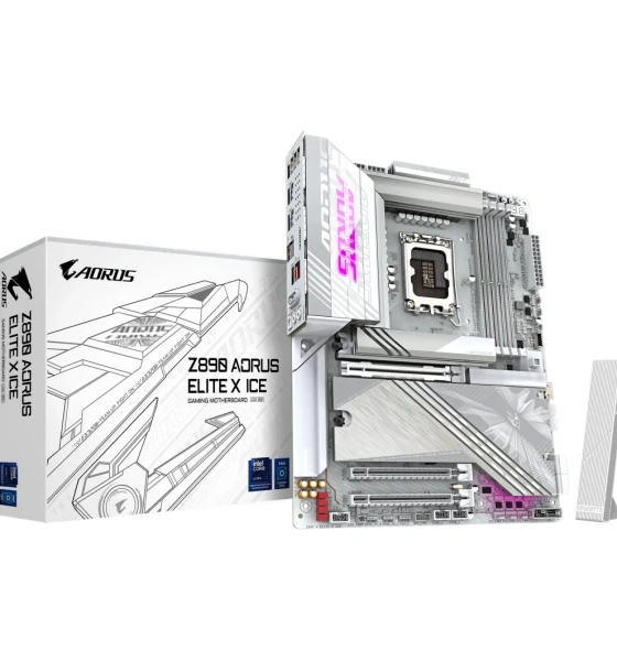 Placa de baza Gigabyte Z890 AORUS ELITE X ICE LGA1851
