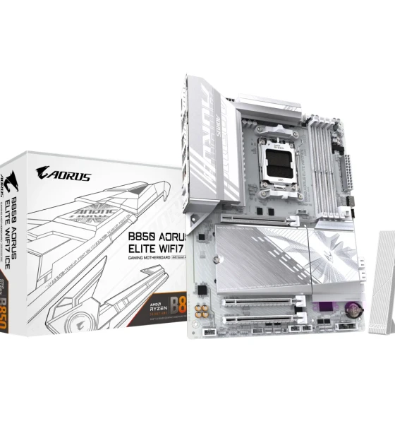 Placa de baza Gigabyte B850 AORUS ELITE WIFI7 ICE AM5