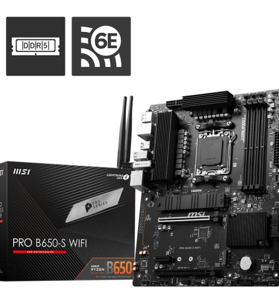 Placa de baza MSI PRO B650-s WiFi AM5