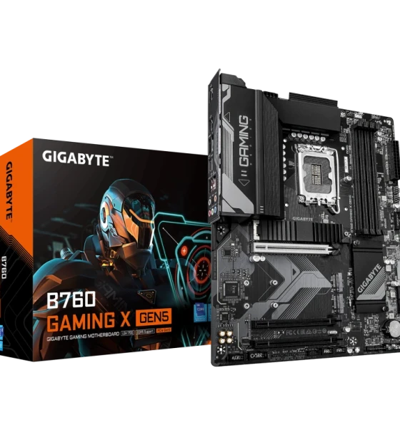 Placa de baza Gigabyte B760 gaming x GEN5, 4x DDR5, 1x dp 1x HDMI, 1x PCIe 5 x16 2x PCIe 3 x16
