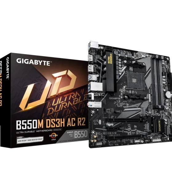Placa de baza Gigabyte B550M DS3H AC R2 AM4, 4x DDR4, 1x dp 1x HDMI