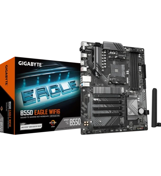 Placa de baza Gigabyte B550 eagle WIFI6 AM4, 4x DDR4, 1x HDMI, 1x PCIe 4 x16, 2x M.2