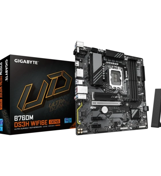 Placa de baza Gigabyte B760M DS3H WIFI6E GEN5 LGA1700, 4x DDR5, 1x HDMI 2x dp