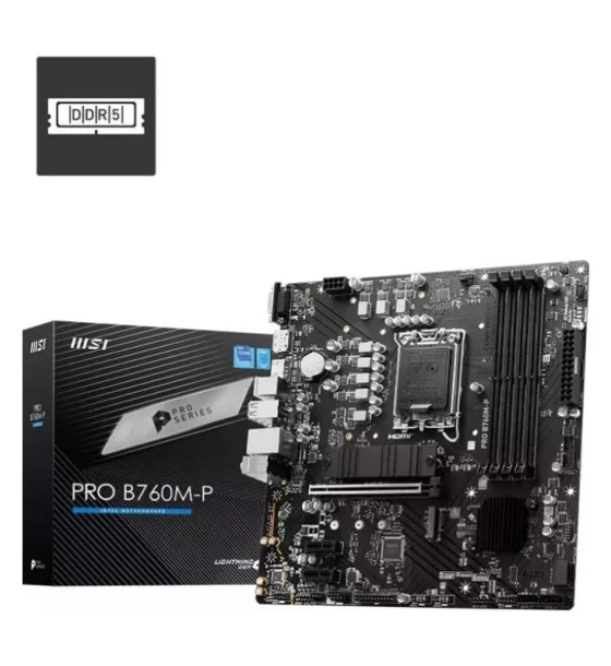Placa de baza MSI PRO B760M-P LGA1700