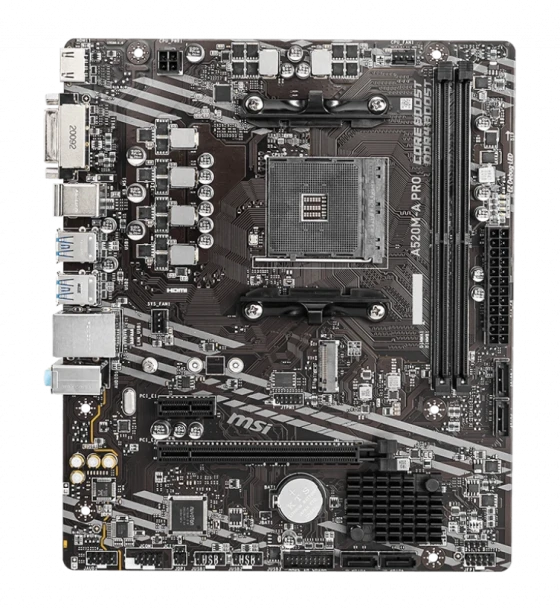 Placa de baza MSI A520M-A PRO AM4