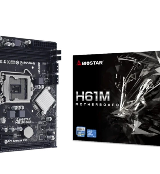 Placa de baza Biostar H61MV3 7 LGA 1155, 2x DDR3, 1x vga 1x HDMI, 1x PCIe 2 x1 1x PCIe 3 x16