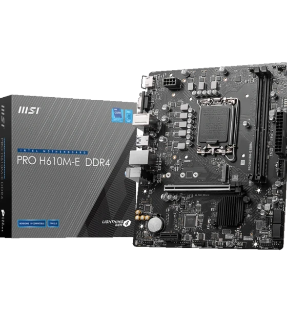 Placa de baza MSI PRO H610M-e DDR4 LGA1700