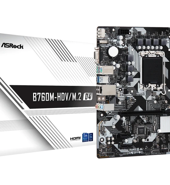 Placa de baza Placa de baza ASRock B760M-HDV M.2 DDR4 LGA1700