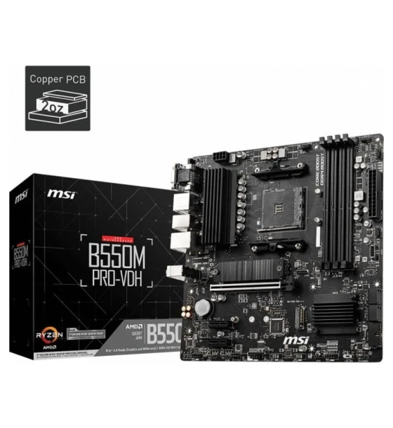 Placa de baza MSI B550M PRO-vdh AM4