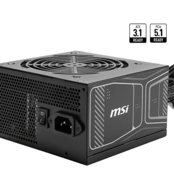 Sursa MSI MAG A750GN PCIE5 750W 80 PLUS gold, active PFC, non modulara, protectii ocp/ovp/opp/otp/scp