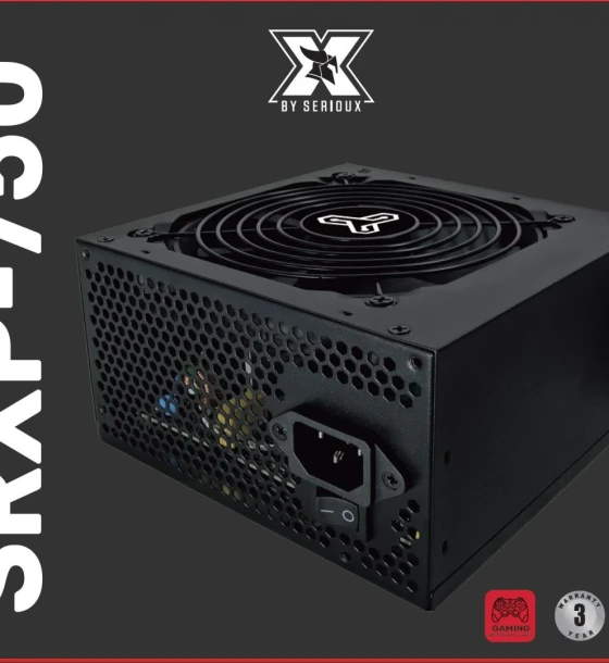 Sursa Serioux Energy 750W, 80+ BRONZE, Ventilator 12cm, ATX, material metal, cabluri 20+4-pin, 1x4+4-pin, 2x6+2-pin, negru