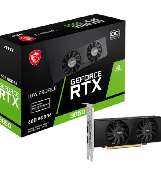 Placa video MSI GeForce RTX 3050 lp 6G OC GDDR6 96 bit, PCIe 4.0, 1x DP 2x HDMI