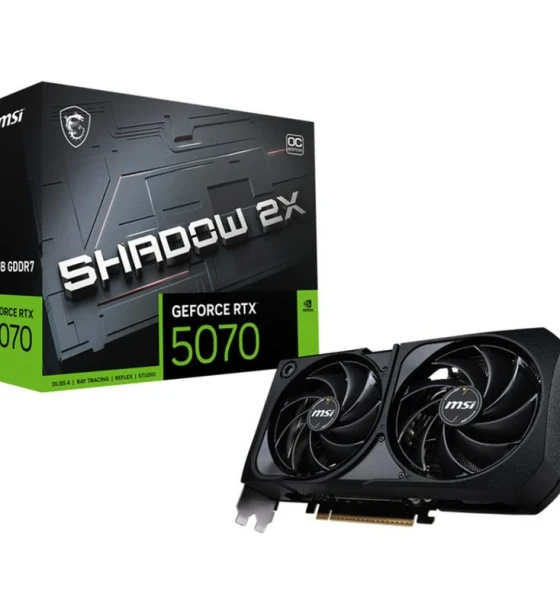 Placa video MSI GeForce RTX 5070 12G shadow 2X OC GDDR7 192 bit, PCIe 5.0, 3x DP 1x HDMI