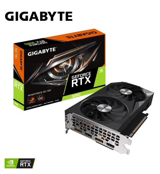 Placa video Gigabyte GeForce RTX 3060 WINDFORCE OC 12G rev.2