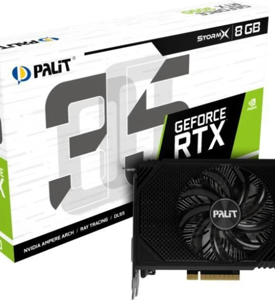 Placa video Palit GeForce RTX 3050 StormX 8GB GDDR6 128-bit