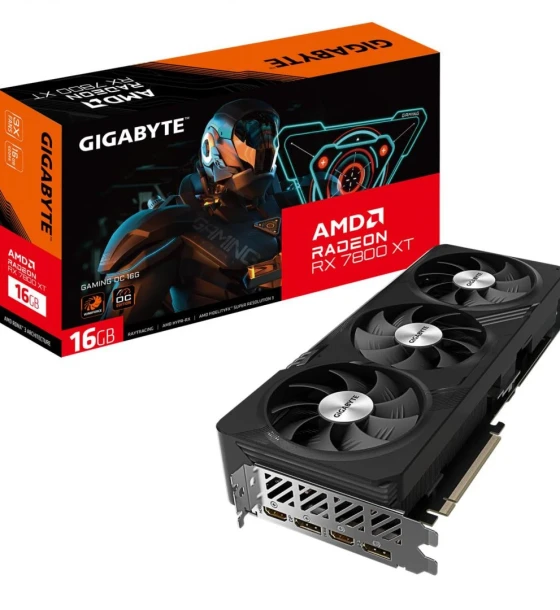 Placa video gigabyte Radeon RX 7800 XT GAMING OC 16GB GDDR6 256-bit