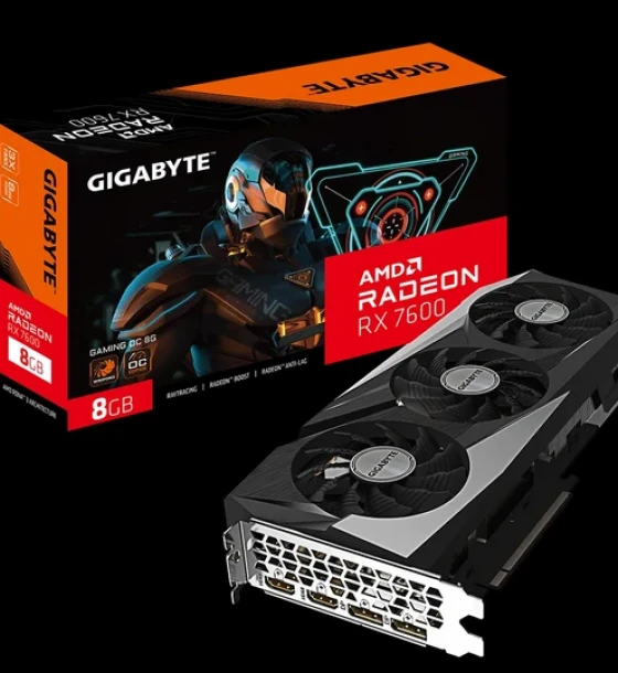 Placa video GB Radeon RX7600 Gaming OC 8GB