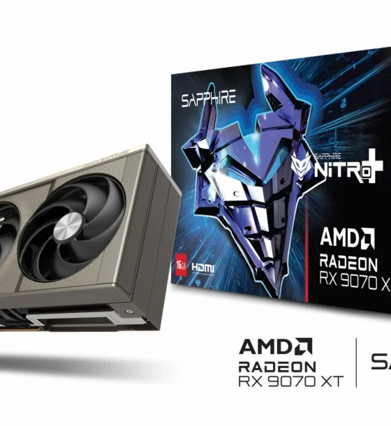 Placa video sapphire AMD Radeon NITRO+ RX 9070 XT GDDR6 256 bit