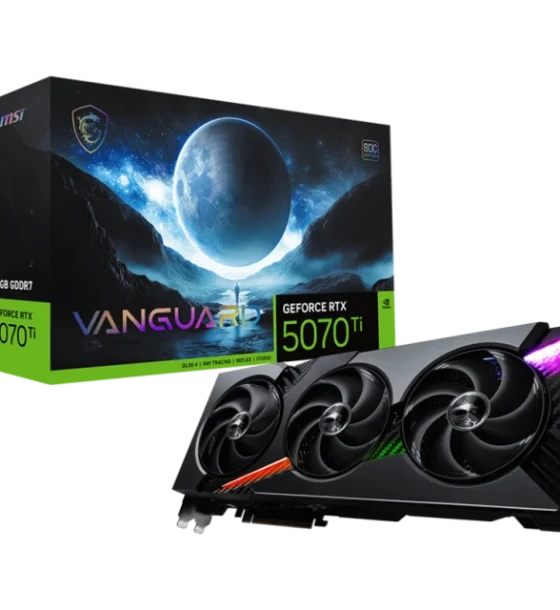 Placa video MSI GeForce RTX 5070 Ti vanguard soc 16GB GDDR7 256 bit, PCIe 5.0, 3x DP 1x HDMI