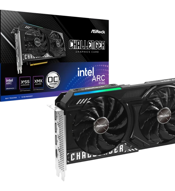 Placa video asrock intel arc B580 challenger 12GB OC GDDR6 192 bit