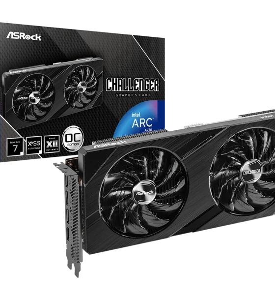 Placa video asrock intel arc A770 challenger 16GB OC GDDR6 256 bit